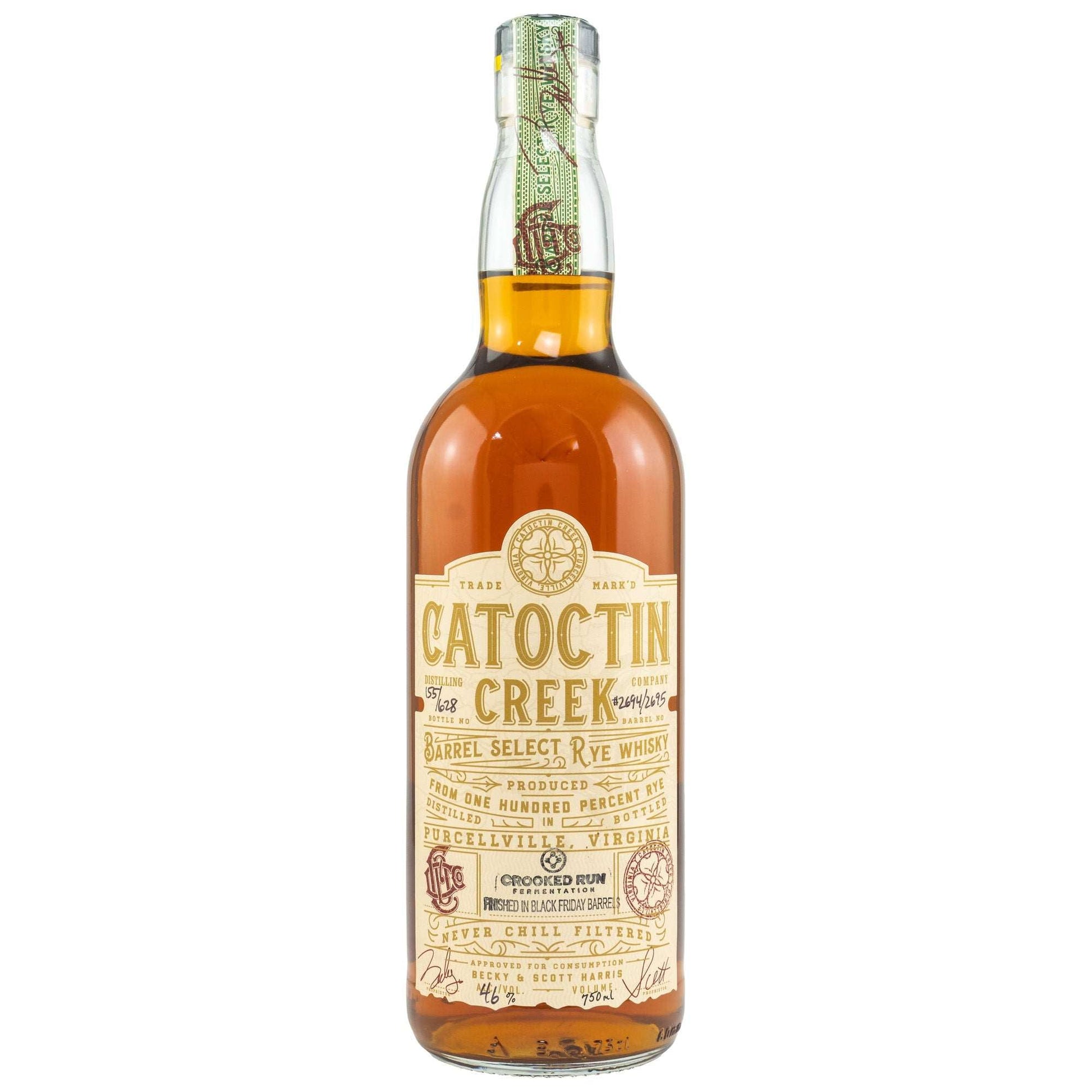 Catoctin Creek | Barrel Select | Black Friday | Virginia Rye Whisky | 0,75l | 46%GET A BOTTLE