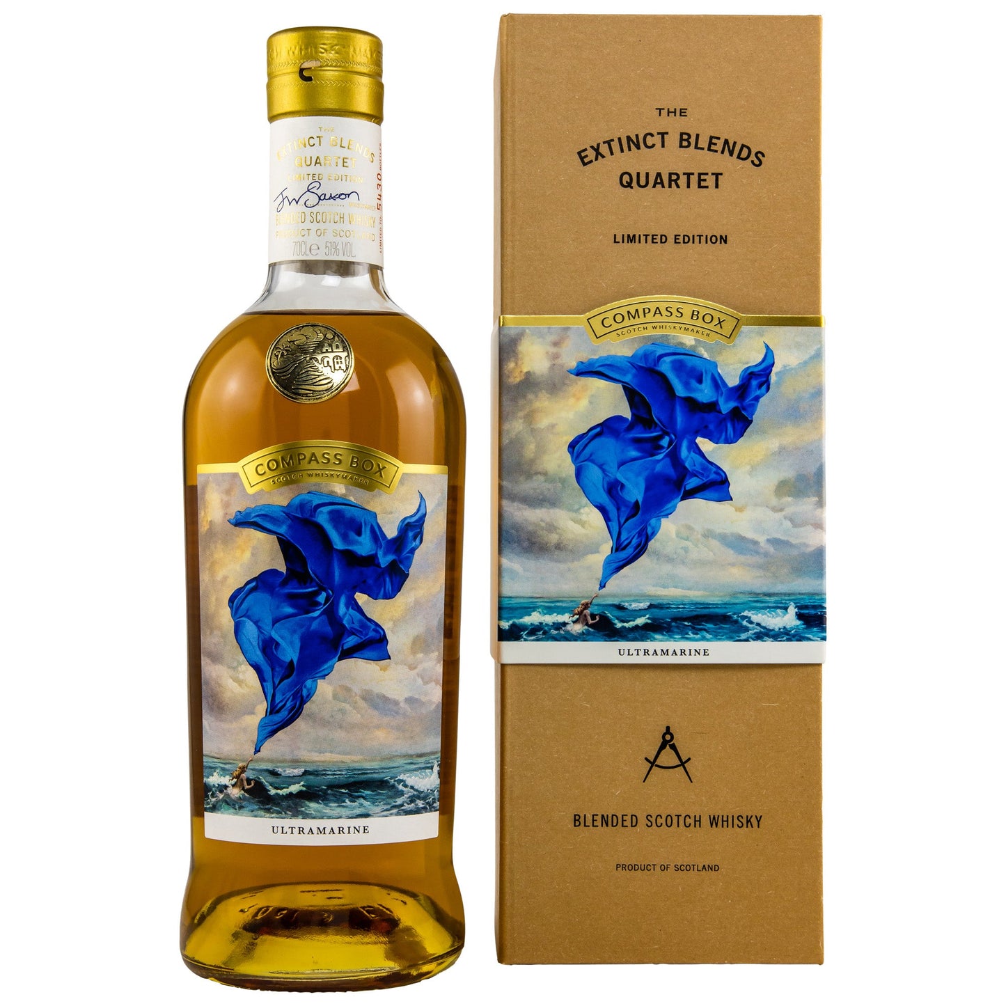 Compass Box | Ultramarine | The Extinct Blends Quartet | Blended Scotch Whisky | 0,7l | 51%GET A BOTTLE