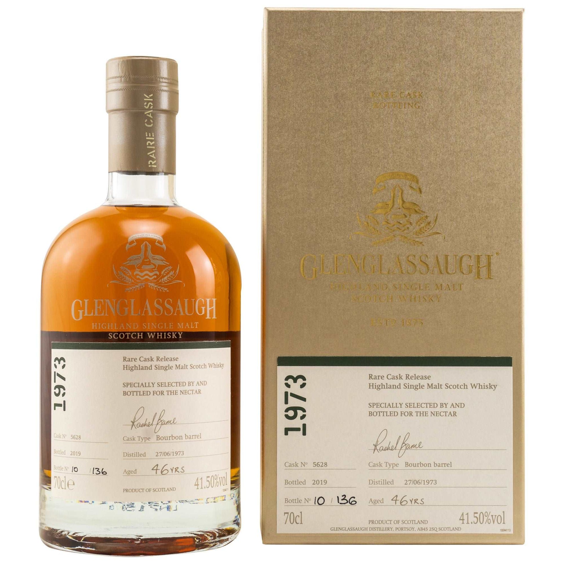Glenglassaugh | 46 Jahre | 1973/2019 | Bourbon Cask #5628 |  The Nectar of the Daily Drams | 0,7l | 41,5%GET A BOTTLE
