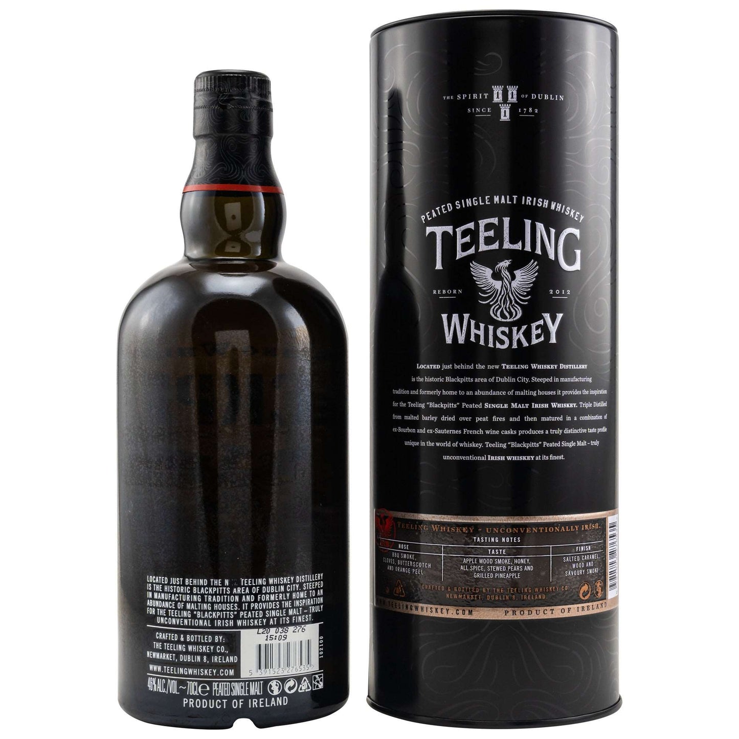 Teeling | Blackpitts | Peated | Single Malt Irish Whiskey | 0,7l | 46%GET A BOTTLE